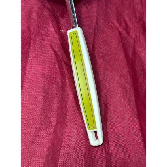 Vintage Flour Sifter w/White & Green Handle Retro Mid Century - Picture 2 of 6